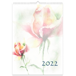 KALENDARZ "KWIATY" A3 wieloplanszowy