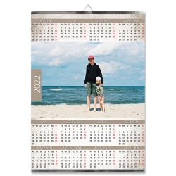 KALENDARZ "BEŻOWY" A3 jednoplanszowy