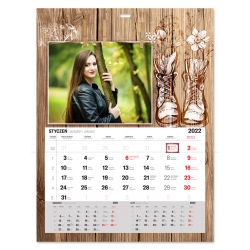 KALENDARZ "RYSTYKALNY" ze zdzierakiem