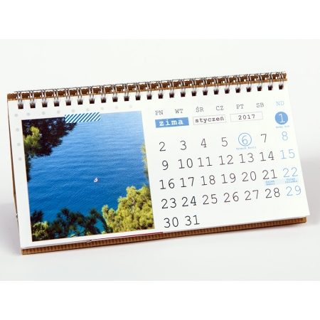 KALENDARZ biurkowy "PLAMKI"