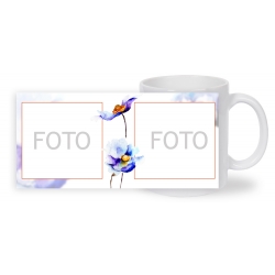 KUBEK BIAŁY ze wzorem K016