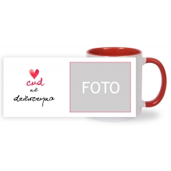 KUBEK CZERWONY ze wzorem K026 "Dla dziewczyny"
