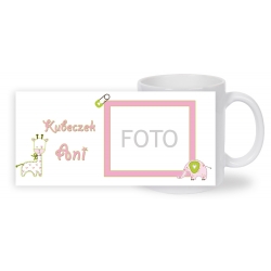 KUBEK BIAŁY ze wzorem K038 "Dla dziecka""