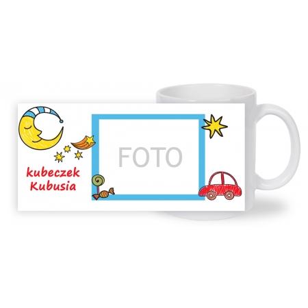 KUBEK BIAŁY ze wzorem K039 "Dla dziecka""
