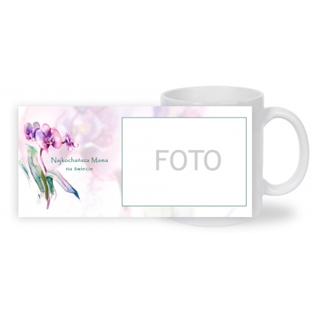 KUBEK BIAŁY ze wzorem K012 "na Dzień Mamy"