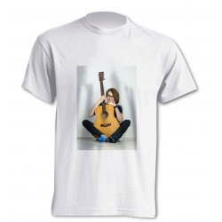 KOSZULKA BIAŁA z własnym zdjęciem, napisem NADRUK Z JEDNEJ STRONY