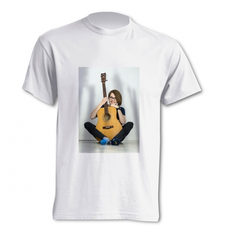 KOSZULKA BIAŁA z własnym zdjęciem, napisem NADRUK Z JEDNEJ STRONY