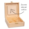 PUDEŁKO NA PREZENT 16 x 16 cm z grawerem i życzeniami wg indywidualnego projektu